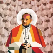 Immagine di san Paolo VI stilizzata