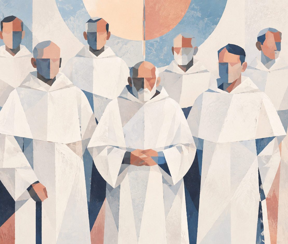 frati domenicani astratti