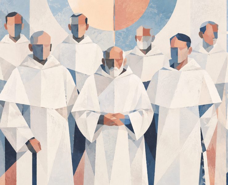 frati domenicani astratti