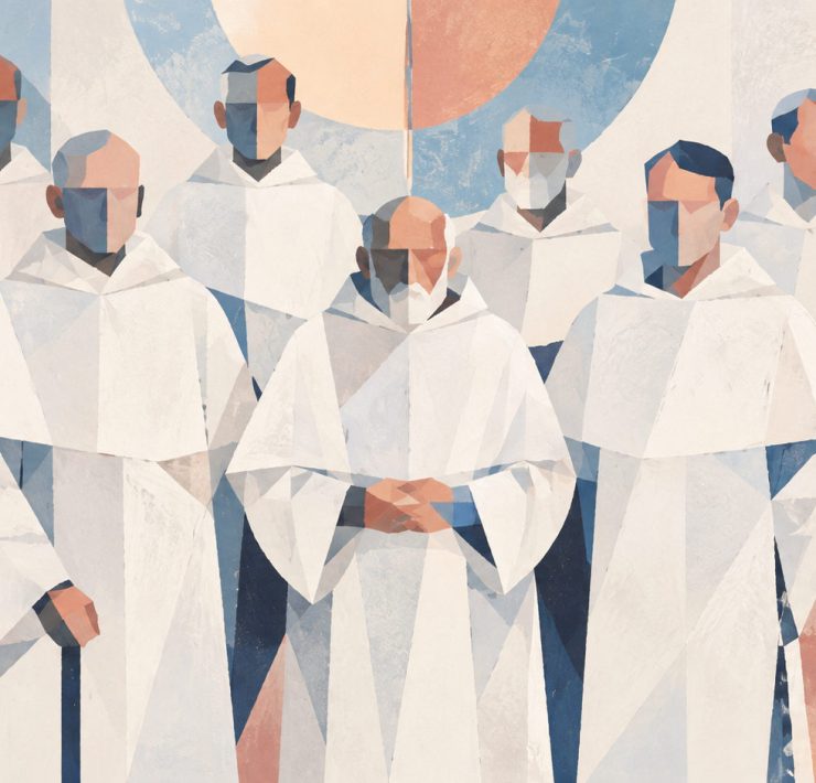 frati domenicani astratti